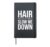 Hair Would Only Slow Me Down Bald Dad Grandpa Fathers Days Hardcover Journal, Black