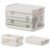 HAIXIN Collapsible Storage Bin with Lid 8.4 Gal, Clear Storage Totes 1 Pack