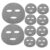 HAKIDZEL 10pcs Ultra-thin Natural Spa Facial Paper Mask Sheets for Women and Breathable Gray Skin Fiber Cloth for DIY Skincare Lightweight Face Mask for Relaxation and Daily Use