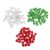 HAKIDZEL 300pcs Mini Christmas Pom Poms with Glitter Tinsel, Polypropylene Fiber Craft Balls, Consistent Size Coordination and Shiny Tinsel Texture for DIY Arts and Crafts Holiday Projects