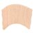 HAKIDZEL 70pcs Wooden Wavy Fan Handles 8 Inch Sticks for Wedding Program Fans Khaki Color Craft Sticks Made of Wood for DIY Handcraft Projects and Home Decor