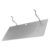 HAKIDZEL Pegboard Shelf with Metal Brackets Hooks Heavy Duty Steel Wall Organizer for Garage Craft Kitchen Storage Anti-Slip Grooves and Pegboard Accessories No Drilling Required