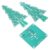 Halearo DIY 3D Christmas Tree Kit Soldering Project Electronic Circuit 16 LED Lights with 4 Flashing Groups for Holiday Decoration and Circuit Learning (Three-Color DIY Set)
