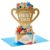 Hallmark Paper Wonder Pop Up Father’s Day Card (World’s Best Dad Trophy) or Birthday Card for Dad