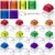Halloscume 12 Pcs Back to School Gifts for Students Bulk, Silent Keyboard Fidget Clicker Toy Small Crayon Keychain First Day of School Student Teacher Gifts Relieve Stress Classroom Party Favors