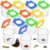 Halloscume 12 Pcs Insect Bug Viewer for Kids Magnifying Insect Box Bug Catcher Magnifier Container Critter Collection Kit Insect Cage Jar for Children Science Nature Exploration Tool