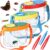 Halloscume 3 Pcs Bug Catchers for Kids Collection Viewer for Kids Critter Insect Cage Bug Tweezer Magnifying Insect Box Magnifier Container Butterfly Catcher Cage, Science Nature Exploration Tools