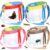 Halloscume 4 Pack Insect Bug Viewer Kit for Kids with Tweezers Explorer Outdoor Set Bug Catcher Containers for Insects Magnifying Insect Box Observation Science Nature Exploration Collecting (Deep)