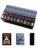 Halloween American Mahjong Tile Set Blue Hydrangeas Floral Porcelain Vase American Flags Vintage Books 160 Acrylic Mahjong Tiles 1.4″ Game Set with Bag & Accessories for Gift Travel Party (Puppy)