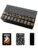 Halloween American Mahjong Tile Set Halloween Seamless Skeletons Pumpkins Bats Black Cats Webs Haunted 160 Acrylic Mahjong Tiles 1.4″ Game Set with Bag & Accessories for Gift Travel Party (Skull)