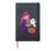 Halloween Anime Witch Girl Cauldron Potion Cute Kawaii Kids Hardcover Journal, Black