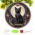 Halloween Black Cat Moon Pearl Art Hanging Ornament Kit,30x30cm