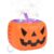 Halloween Bubble Blower Pumpkin Yard Toy with Sound and Light