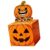 Halloween Cash Reveal Pumpkin Box for Tabletop Celebrations, B