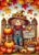 Halloween Cross Stitch Kits for Adults Beginner,Pumpkin Counted Cross Stitch Kits Printed Stitching Cute Patterns Dimensions Needlepoint Art Crafts Embroidery Kits for Adults Beginners