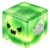 Halloween Cube Fidget Toy, Soft Squeeze Stress Relief Ball, Glitter Filled Squishy Toy with Ghost and Pumpkin Print, for Relaxation Halloween Home Office Decor