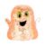 Halloween Cute Ghost Sensory Toy Slow Rising for Adults Kids (Orange)