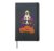Halloween Dachshund Dog Witch Hat Ghost Pumpkin Trio Hardcover Journal, Black