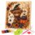 Halloween Diamond Art, Halloween Ghost Pearl Art DIY Kit – Turn Tiny Pearls Into Spooky-Cute Magic, DIY Fall Home Decor Wall Arts, Beginner DIY Seasonal Party Gift (#F)