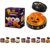 Halloween Dumpling Squeeze Squishy, Cute Slow Rising Squeeze Stress Relief Sensory, Soft Kawaii Halloween Fidget, Skull Monster Ghost Pumpkin Eyeball