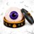 Halloween Dumpling Squeeze Squishy Toy, Slow Rising Ghost Bao Bun with Steamer Case, Spooky Glitter Sensory Fidget Ball, Party Favors Gifts for Kids Teens Adults (Style B)