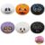 Halloween Dumpling Squish Mystery Box Set of 6, Soft PU Slow Rising Fidget Toys, Non-Toxic Stress Relief Squeeze Toys, Party Favors