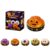 Halloween Dumpling Squishy Toy,Golden Glitter Pumpkin Dumpling, Cute Slow Rising Squeeze, Durable Portable Stress Relief Sensory Toy, Soft Halloween Collectibles Fidget Toy for Kids & Adults 1 Pc