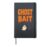 Halloween Fishing Ghost Bait Fish Hook Rod Funny Fisherman Hardcover Journal, Black
