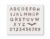 Halloween Font Stencil – Scary Dripping Alphabet & Numbers for Halloween Crafts, Signs, Parties & DIY Décor – Reusable Mylar Template (1” & 2” Letters & Numbers) (1 inch Letters)