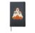 Halloween French Bulldog Ghost Costume Dog Lover Retro Hardcover Journal, Black