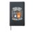 Halloween Freshly Boo’d Coffee Lover Vintage Halloween Hardcover Journal, Black