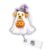 Halloween Ghost Dog Badge Reel, Spooky Dog Retractable ID Badge Holder