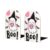 Halloween Ghost Holding A Pink Heart Bookends
