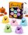 Halloween Ghost Squishy Toys 5 Pcs Pack Spooky Fun Fidget Stress Relief Set Soft Rebound Material Squeeze Sensory Item Party Favors Desk Decor Cute Holiday Novelty Gifts for Boys Girls Adults