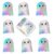 Halloween Ghost Stickers for Halloween Party Envelope Decorations