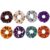 Halloween Hair Ties Scrunchies Set of 8