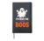 Halloween I’m Here For The Boos Funny Ghost Party Pun Hardcover Journal, Black