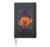 Halloween Math Teacher Pumpkin Pi Symbol Funny Nerd Hardcover Journal, Black
