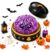 Halloween Mystery Style Squeeze Toy ,Cute Kawaii Stress Relief Squeeze Ball, Collectible Desk Toy for Home, Office, Classroom, Travel and Party Favors，Purple