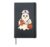 Halloween Nurse Cute Ghost Stethoscope Spooky Season Gift Hardcover Journal, Black