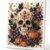 Halloween Pearl Art DIY Kit – Cute 3D Skeleton Craft for Adults