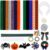 Halloween Pipe Cleaners Craft Kit Glitter Chenille Stems DIY Craft Supplies
