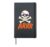 Halloween Pirate Arrr Skull Crossbones Costume Eye Patch Hardcover Journal, Black