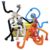 Halloween Pop Tubes Sensory Toys,Fidget Toys for Kids Telescopic Suction Cup for Halloween Trick or Treat Gifts Party Favor for Toddlers