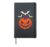Halloween Pumpkin Bats Full Moon Vampire Fangs Spooky Night Hardcover Journal, Black
