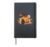Halloween Pumpkin Cats Fall Kittens Costume Women Girls Kids Hardcover Journal, Black
