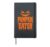 Halloween Pumpkin Eater Scary Jack O Lantern Drip Art Hardcover Journal, Black