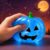 Halloween Pumpkin Stress Ball, Soft Squeeze Fidget Toy for Adults，Blue