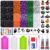 Halloween Resin Jelly Rhinestones for Crafting, Bedazzling Kit with Flatback Gems Rhinestones,3mm Flatback Gems for Diamond Art DIY Crafts Nail Art Decoration