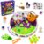 Halloween Sensory Bin Rotating Sandbox with Glow Sand Kit for Kids